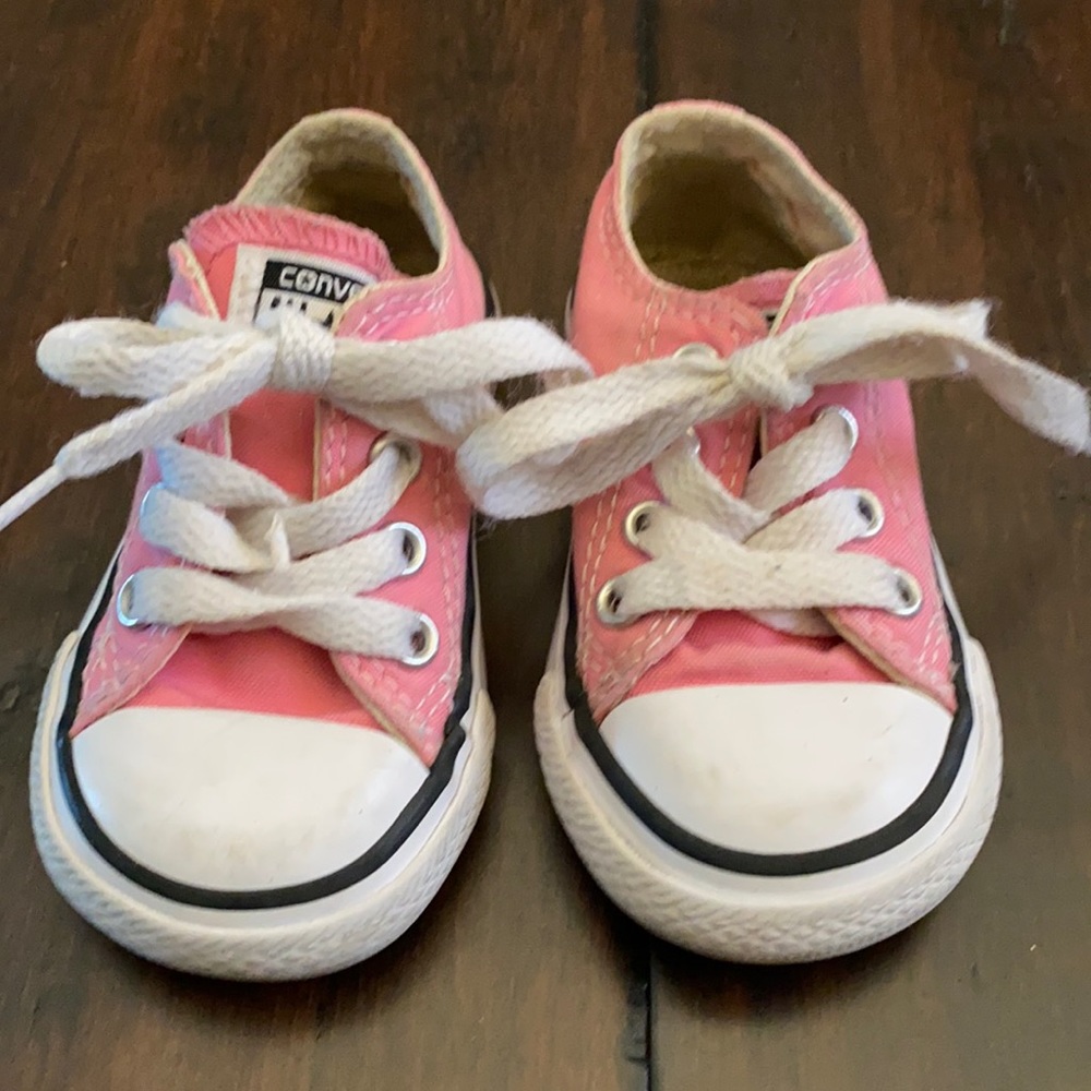 Toddler Girl Pink Converse All Star Shoes